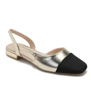 Escarpins petit talons bicolore BF-63
