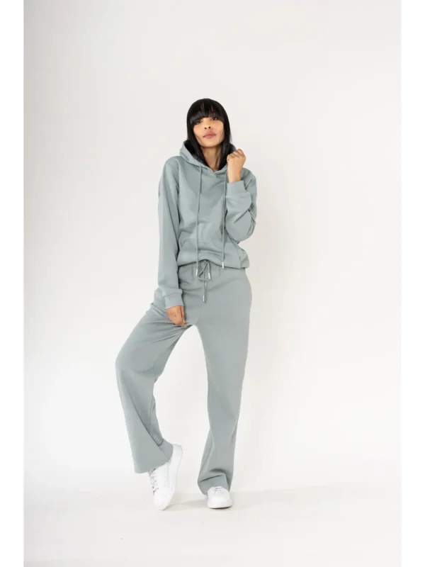 Ensemble Jogging Nina Carter capuche + Bas évasé F020 + F023
