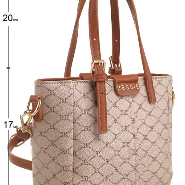 FOURRE - TOUT BESSIE A BOUCLE MONOGRAMMEE – Image 4