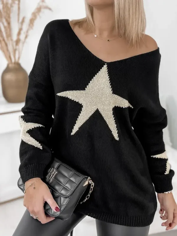 Pull Avec motif Étoile en lurex - 88282