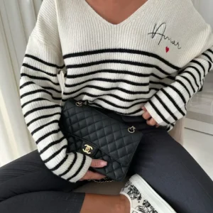Pull à rayures Amour - 88255