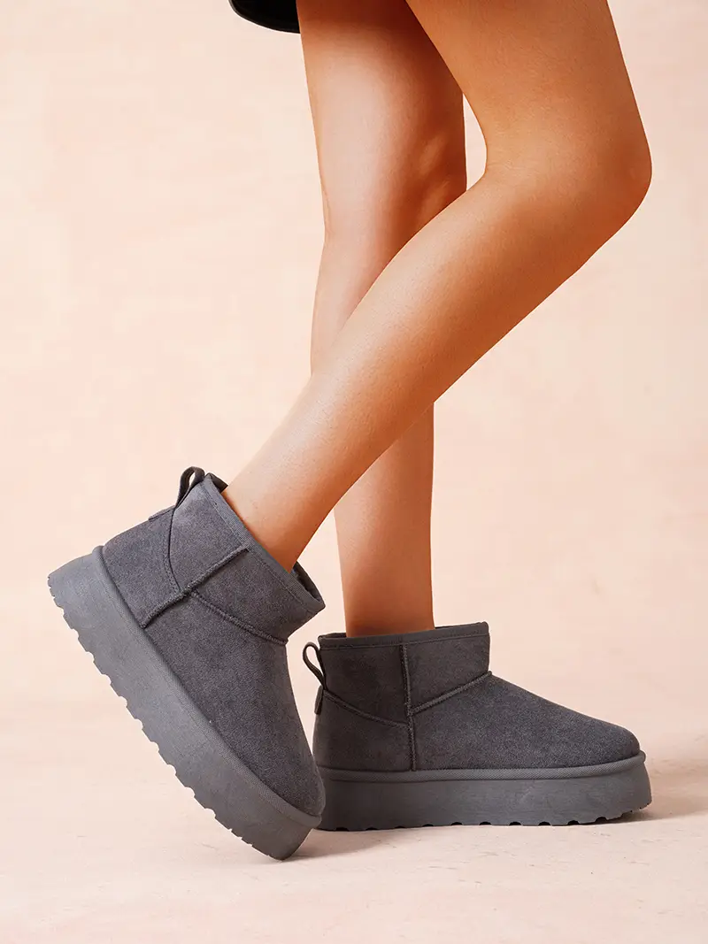 Bottines Fourrées Femmes Confort Chaleur – Image 4