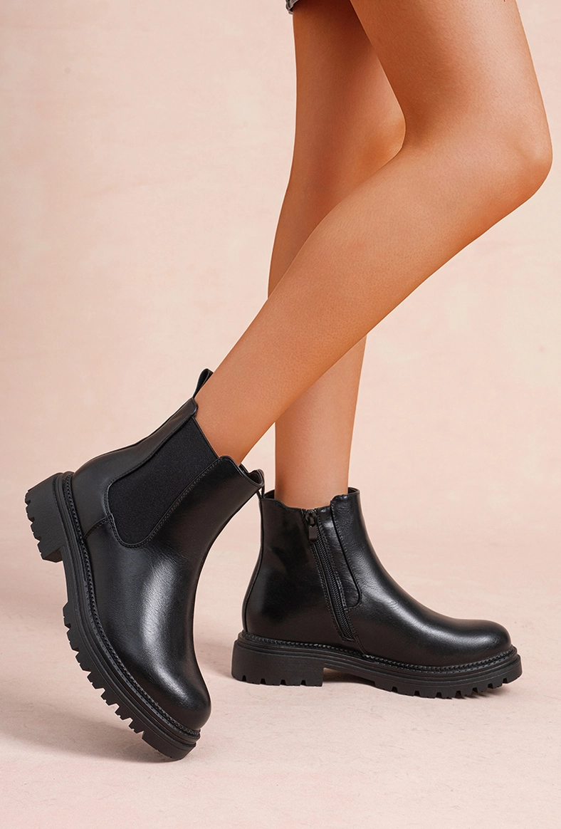 Bottines Chelsea à semelle crantée Esprit urbain et confort – Image 2
